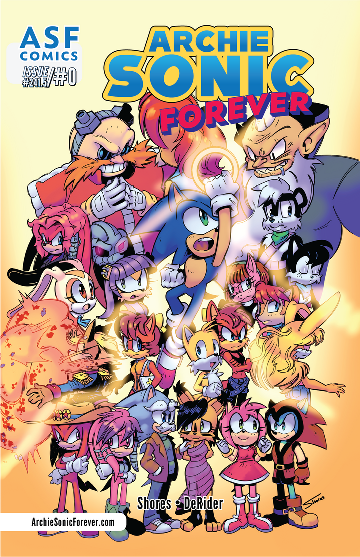Archie Sonic Forever #241.5 cover by bubblyBumblebee on DeviantArt