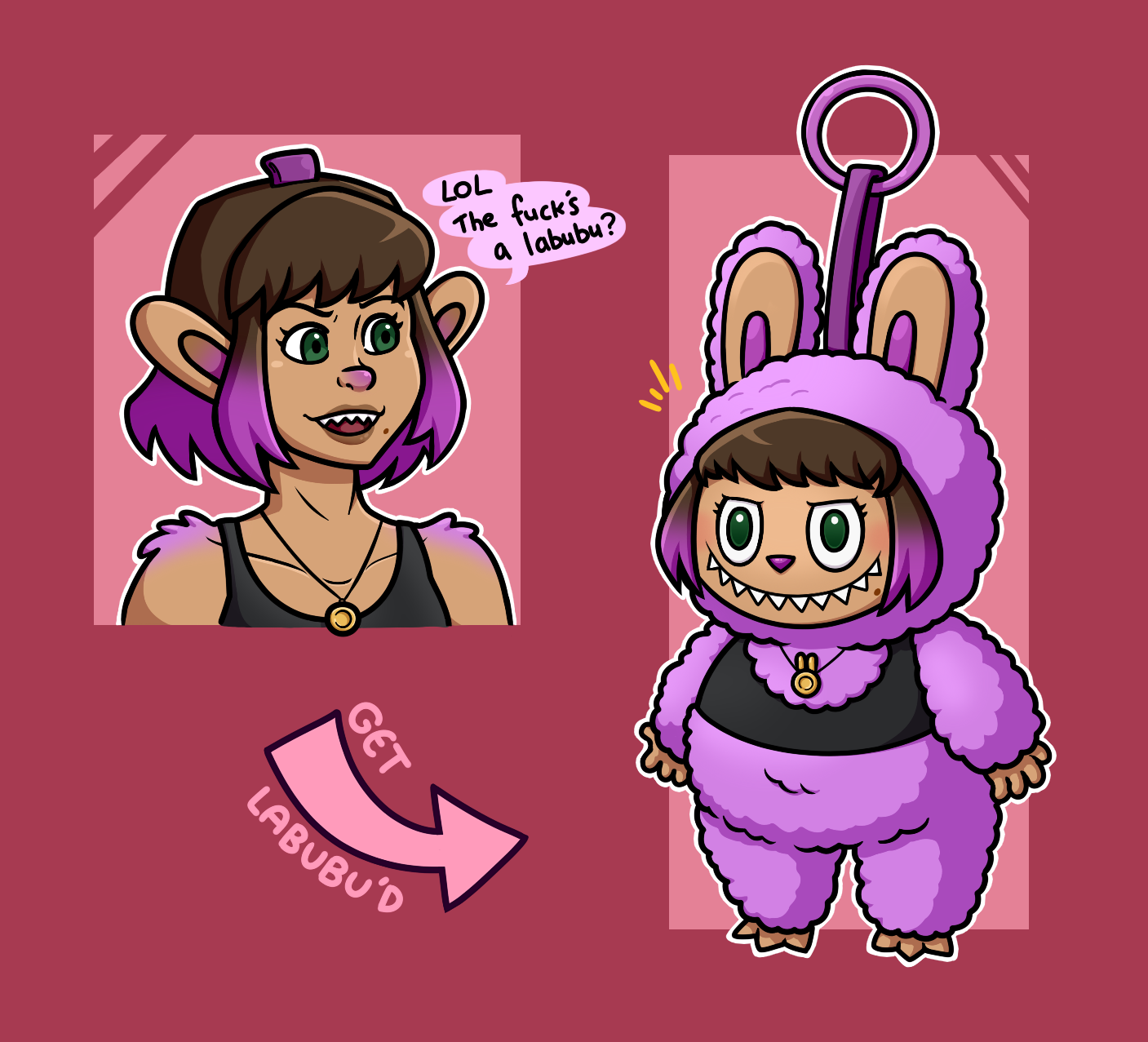 Cursed Labibi Labubufication by xXCloneyXx on DeviantArt