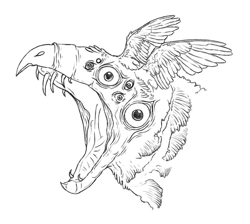 Quick creature concept sketch by NimlongArt on DeviantArt