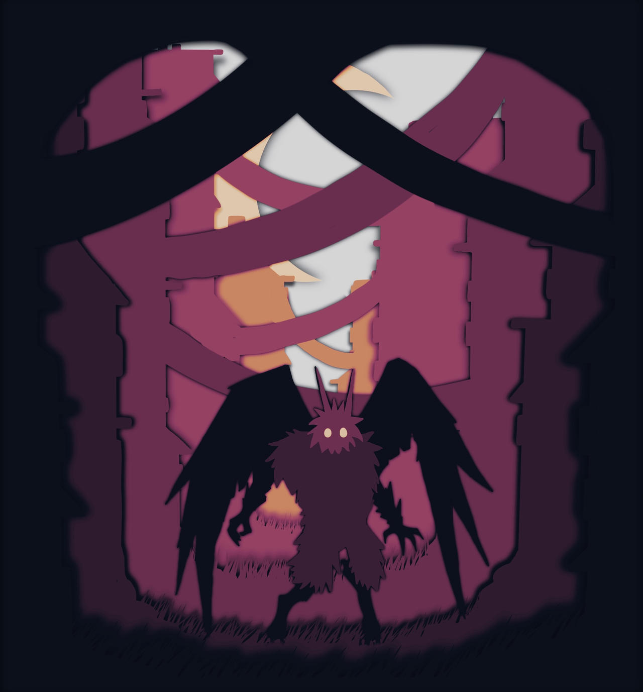 Mothman Cursor Mothman Cutout (Reupload) by NimlongArt on DeviantArt