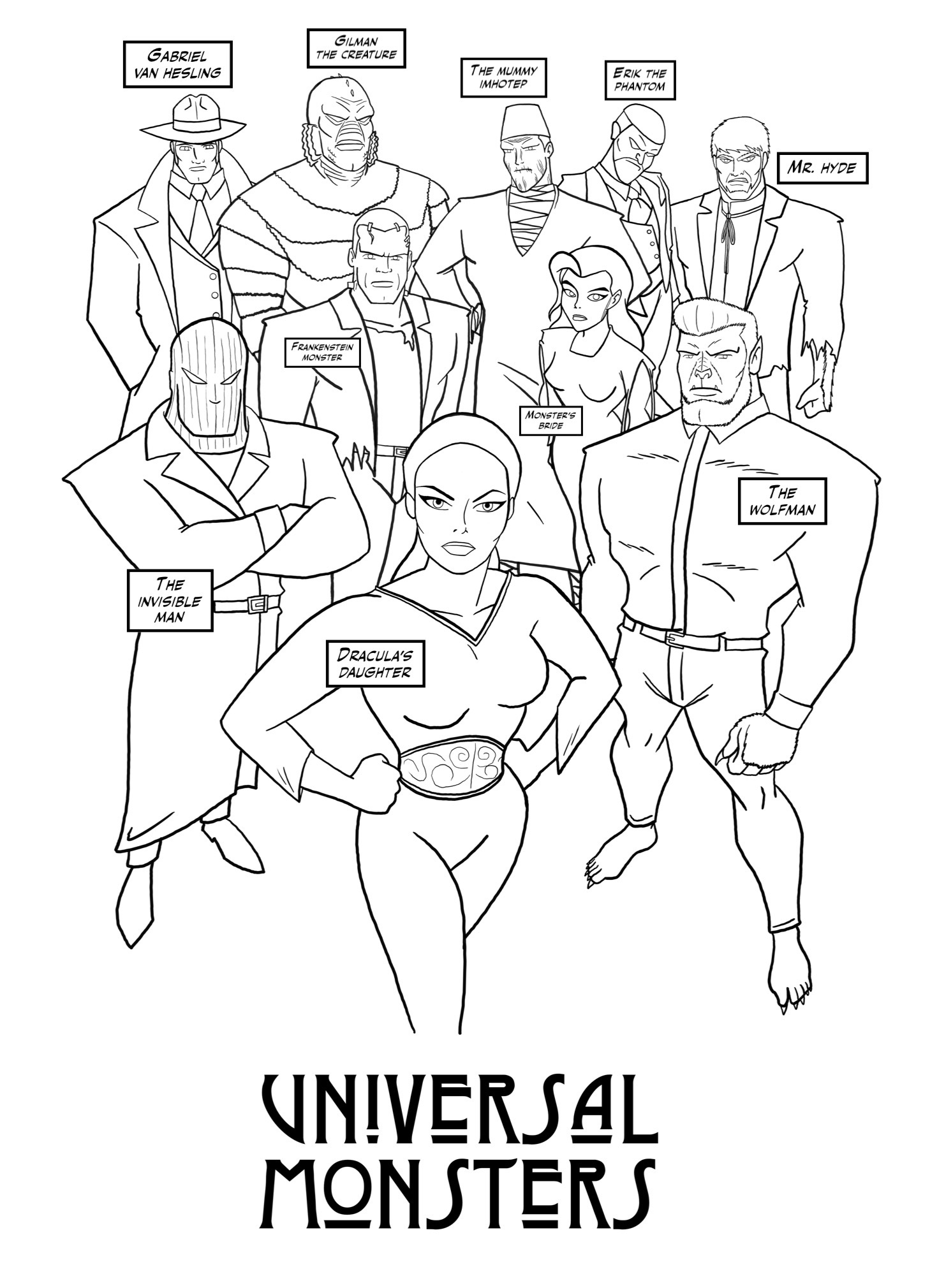 Universal Monsters by JamesBingDaddy on DeviantArt