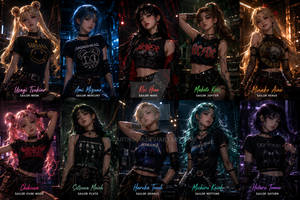 Sailor Rock Senshi Collection 10 images