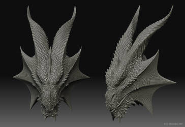 Dragon head 3D model