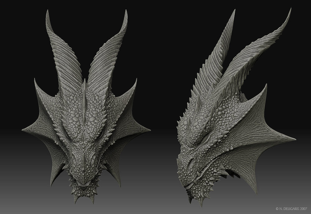 Dragon head 3D model