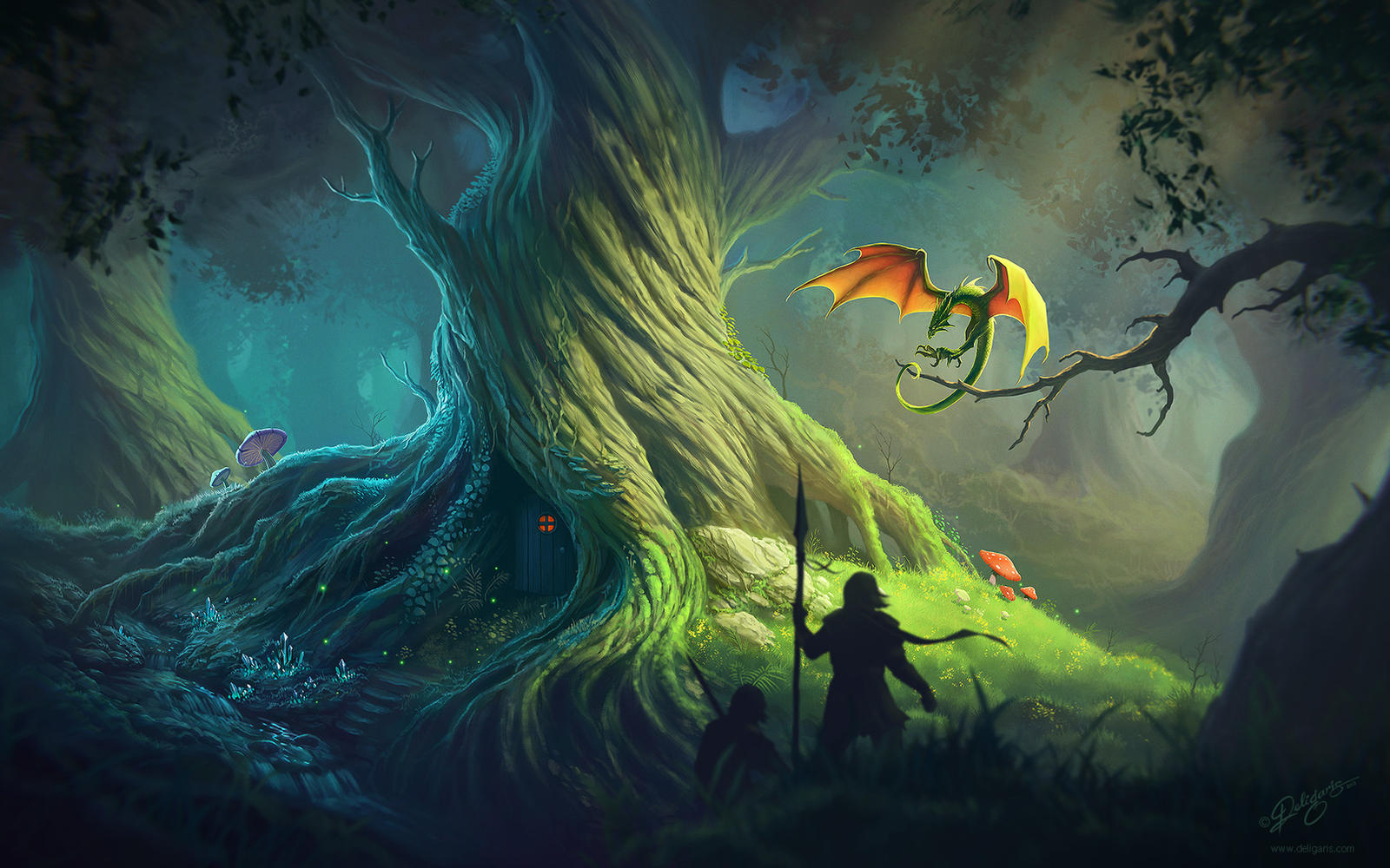 Old Tree Wallpaper by Deligaris