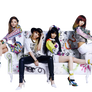 2NE1 .PNG by:Milevip