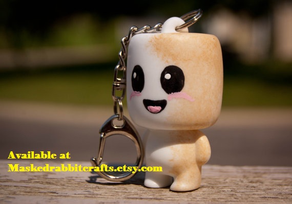 Toasty Marshmallow Key Chain