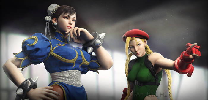 Chun-Li and Cammy