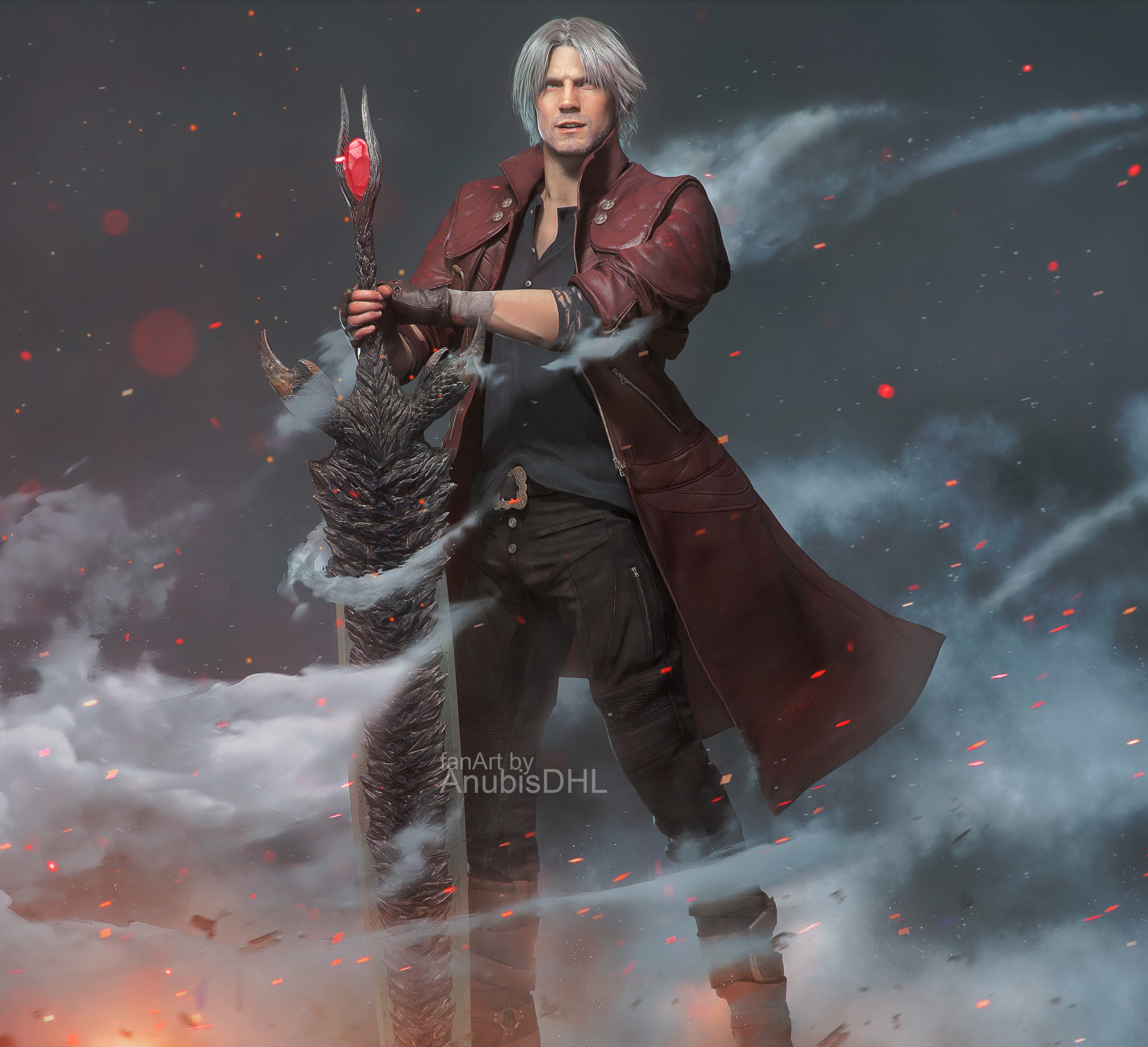 DmC - Dante Eryx Wallpaper by TheSyanArt on DeviantArt