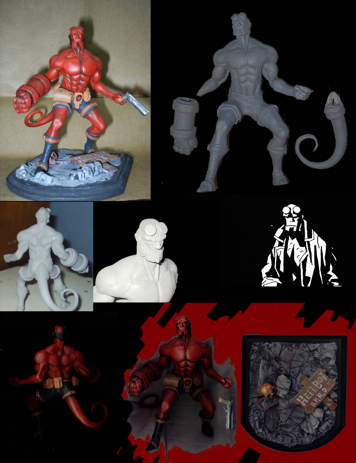 Hellboy painted version