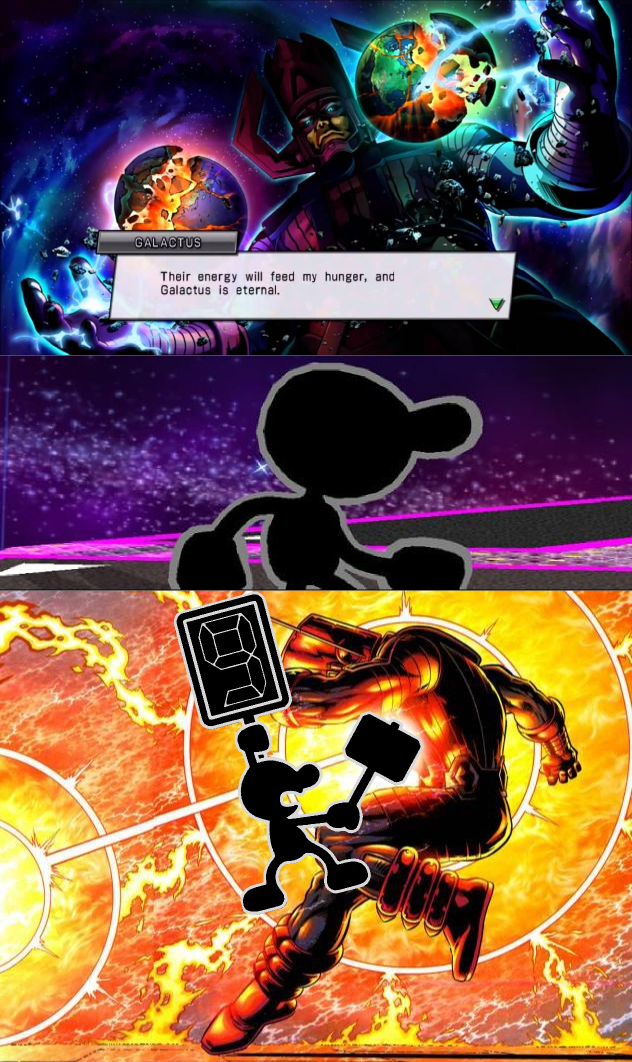 Game and watch Vs Galactus