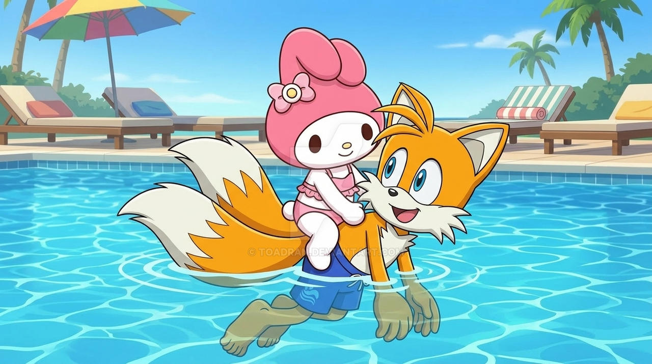 Tails Bath Rope Swimming with tails by toadran on DeviantArt