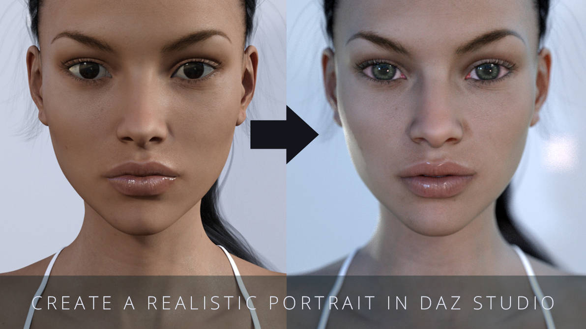How to create a realistic portrait in Daz Studio by IamUman