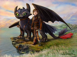 Fan Art. How to Train Your Dragon. by veravik