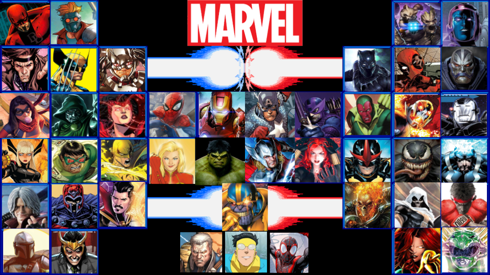 Marvel Fighting Game Roster V2 Repost by Aidan123X on DeviantArt