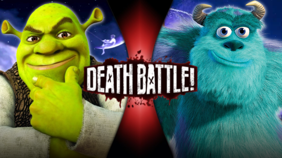Shrek VS Sulley (DreamWorks VS Pixar) by Aidan123X on DeviantArt