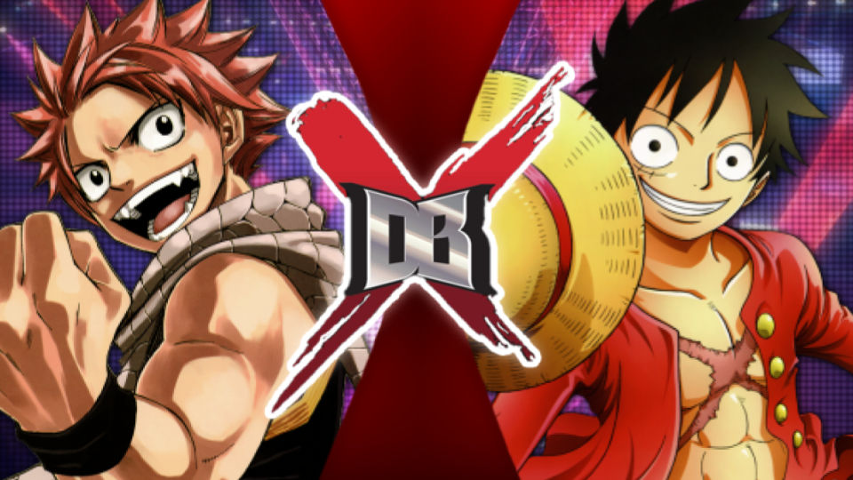 Natsu VS Luffy (Fairy Tail VS One Piece) by Aidan123X on DeviantArt