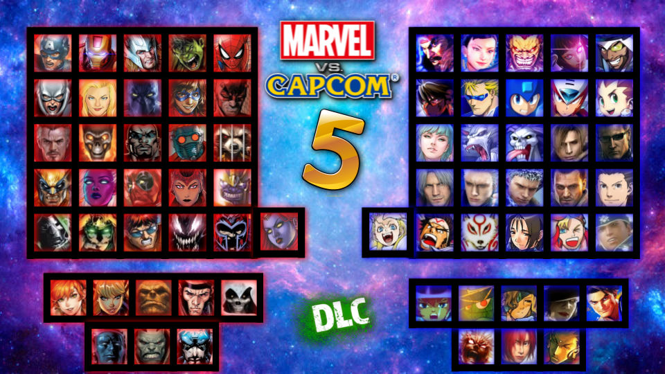 Marvel VS 5 Fan Made Roster by Aidan123X on DeviantArt Marvel VS 5 Fan Made Roster by Aidan123X on DeviantArt