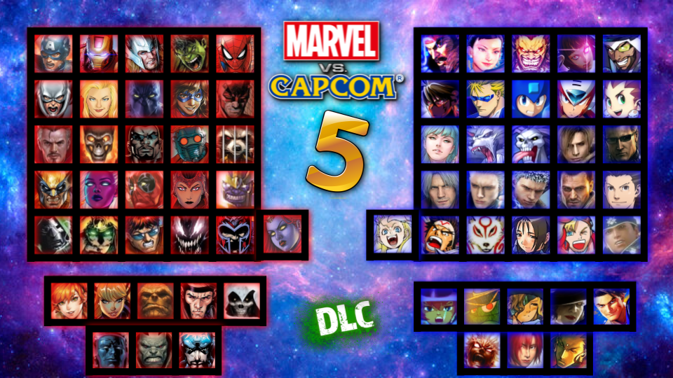 Marvel VS Capcom 5 Fan Made Roster by Aidan123X on DeviantArt
