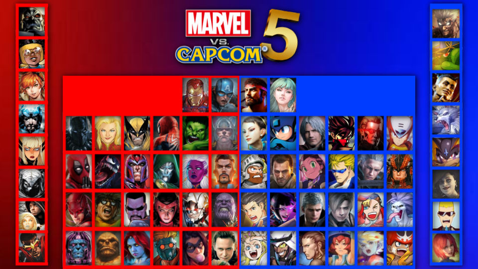 Marvel VS Capcom 5 Fan Made Roster Remake! by Aidan123X on DeviantArt