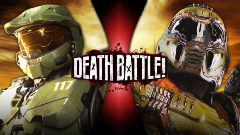 The Rematch DEATH BATTLE is Master Chief VS Doomslayer (Halo vs DOOM ...