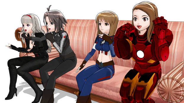 [MMD] Avengers: Infinity War - Idols' Reactions