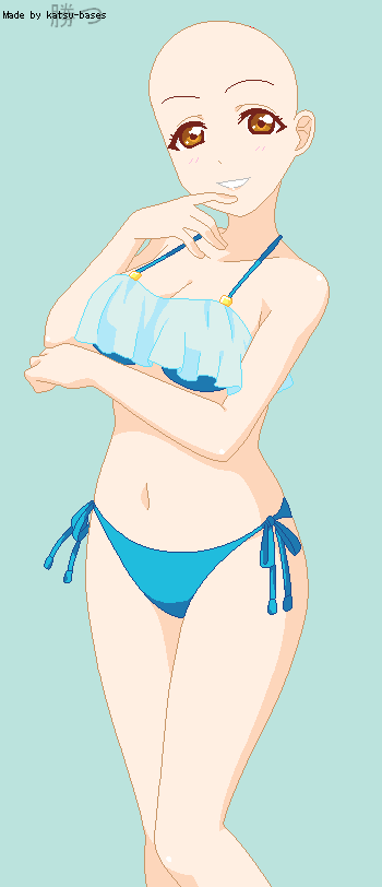 Base: Smug Bikini Girl by katsu-bases on DeviantArt Base: Smug Bikini Girl by katsu-bases on DeviantArt