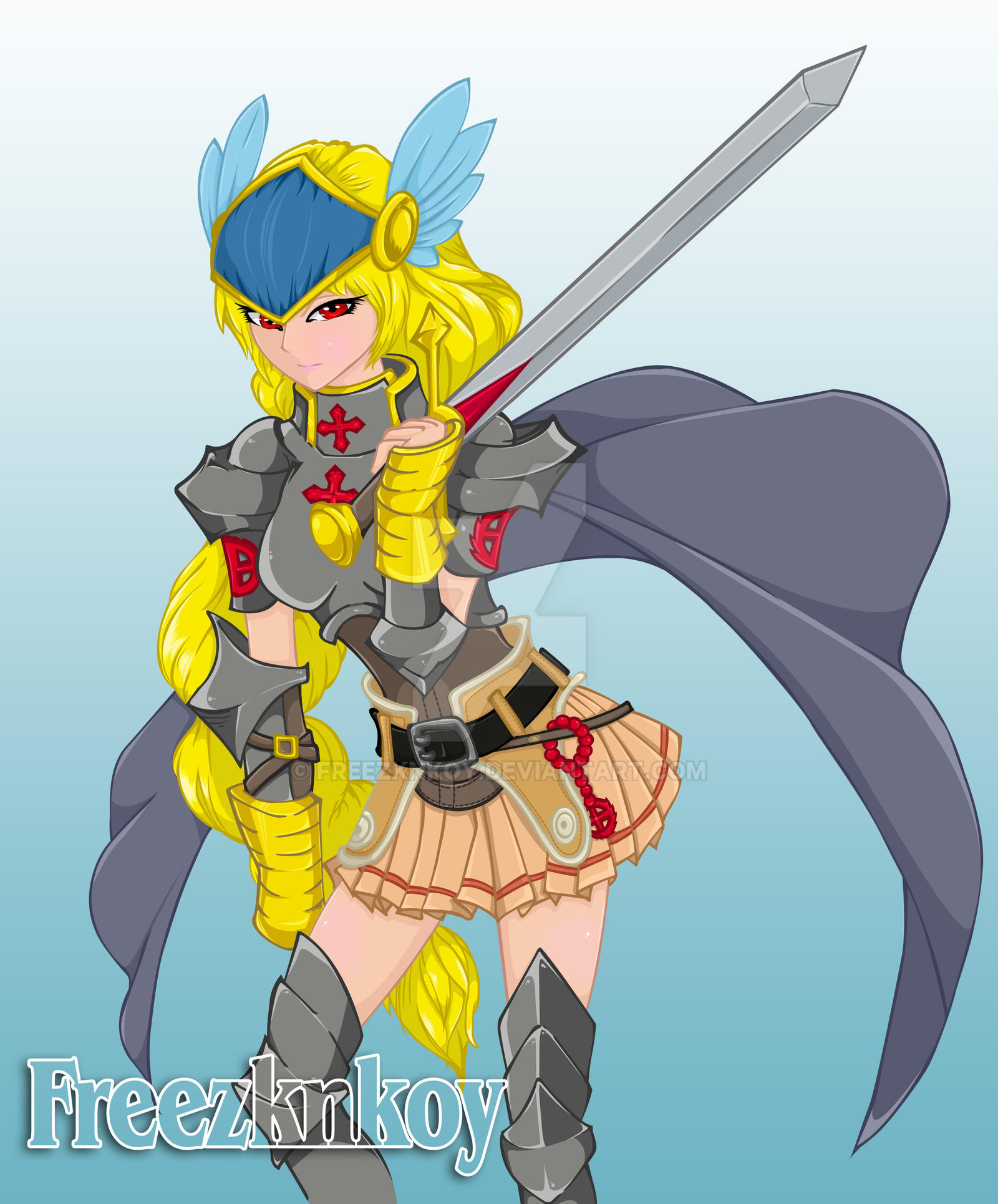 Ragnarok Paladin Female by freezknkoy on DeviantArt