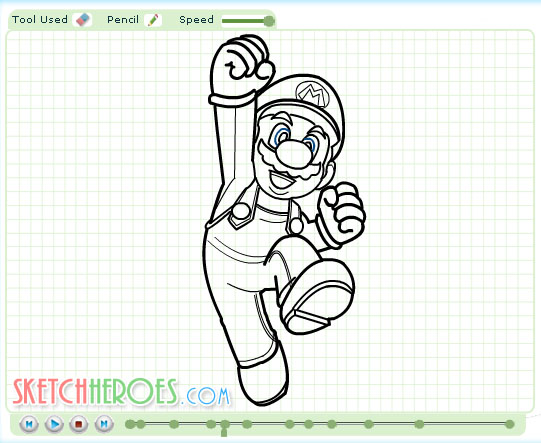 How to Draw Mario Part 2