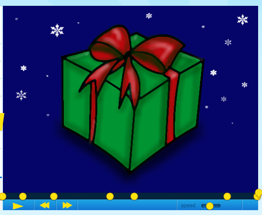 How to draw a Christmas Gift Part 3