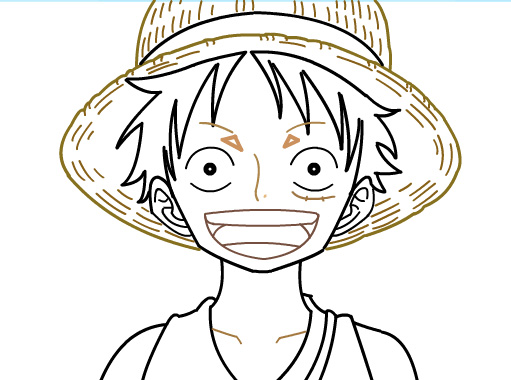 How to draw Monkey D. Luffy of One Peice Part 2 by SketchHeroes on ...