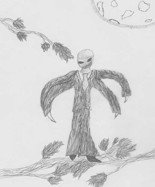 Slenderman on Tree Branches by RoslynTheRogue on DeviantArt