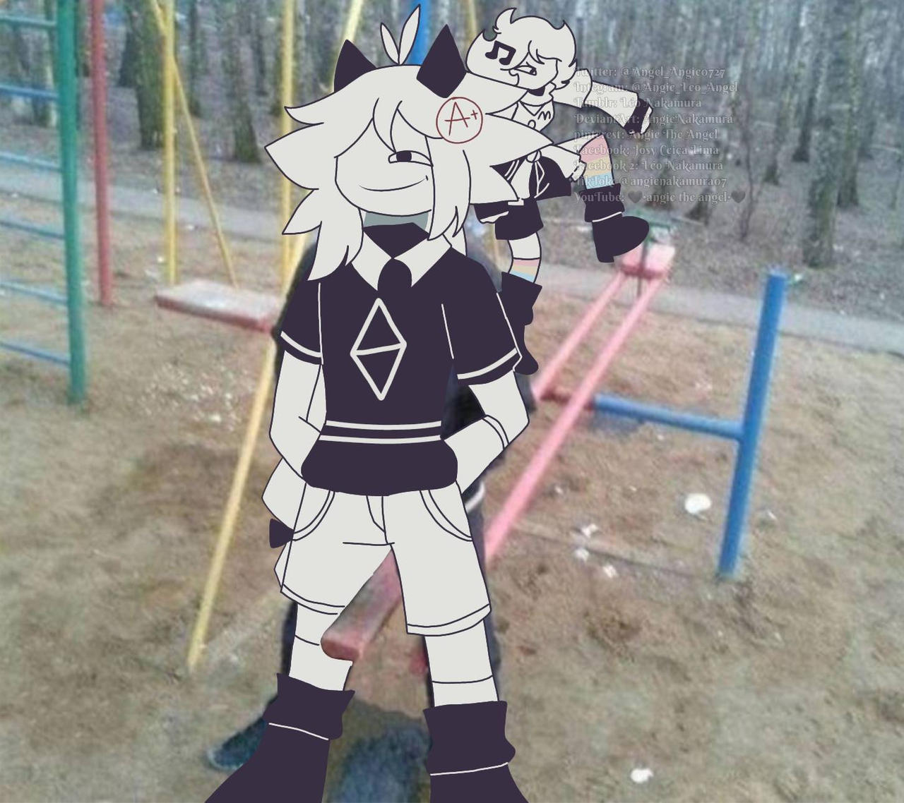 Fundamental paper education Oliver and Melody by AngieNakamura on