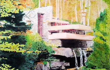 Falling Water by Frank Lloyd Wright