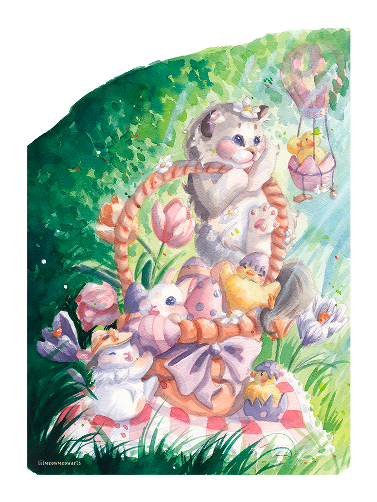 dtiys: easter basket by lilmeowmeowarts on DeviantArt