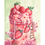 strawberry ice cream dessert