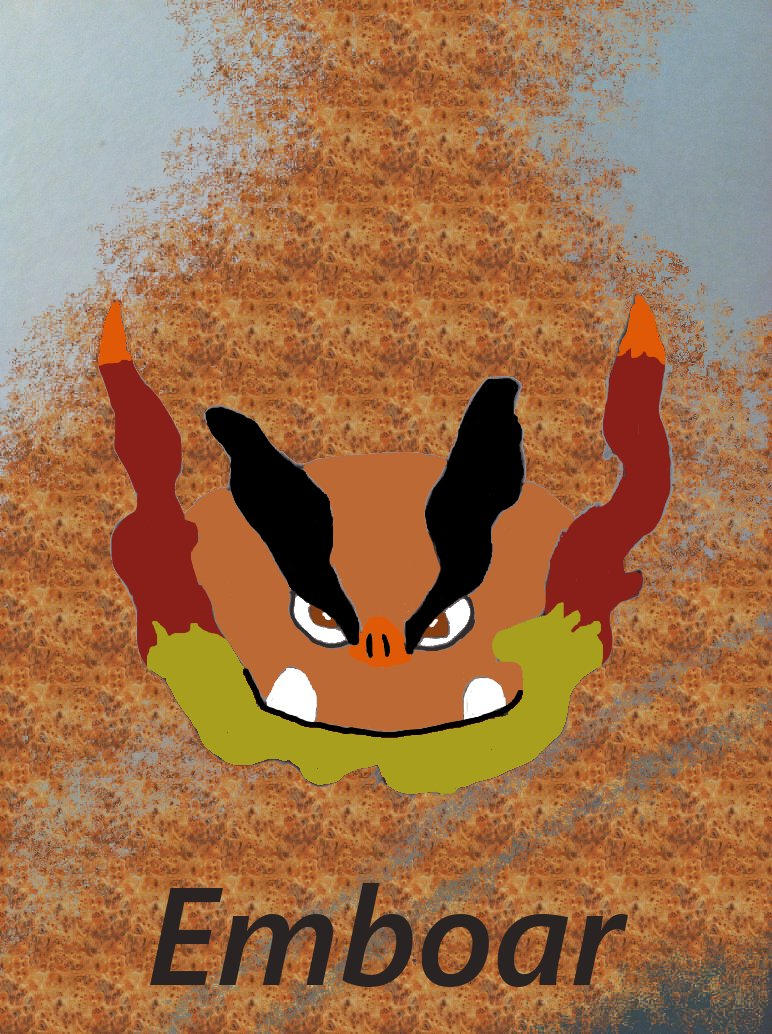Emboar Head Colored by NShep98 on DeviantArt