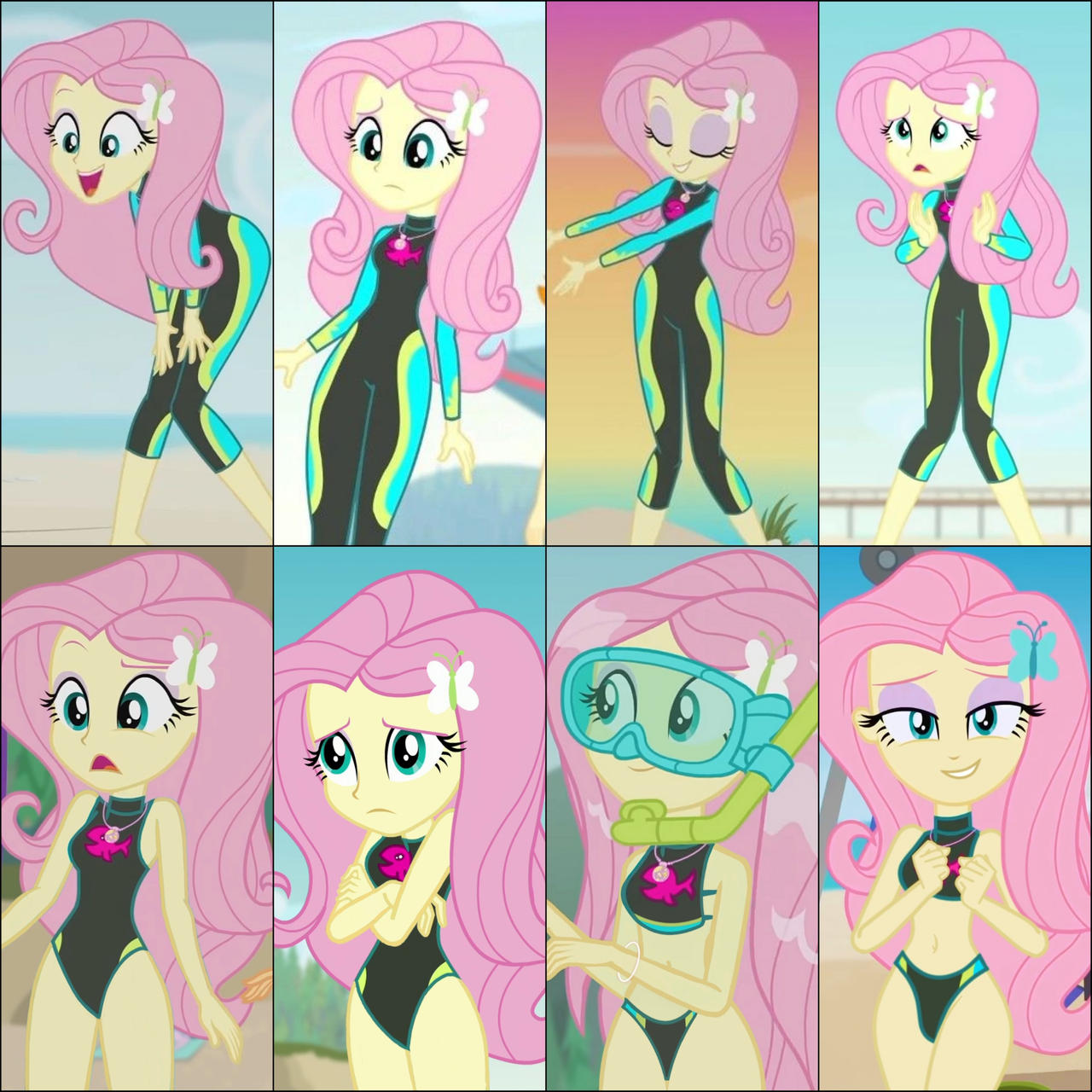 Fluttershy And Her Swimsuits By FrankCrazy16 On DeviantArt fluttershy-and-her-swimsuits-by-frankcrazy16-on-deviantart