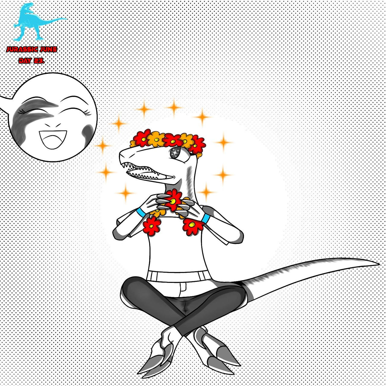 Beta Raptor Adult Jurassic June day 23 : Beta velociraptor by lannak-jurassic-21 on ...