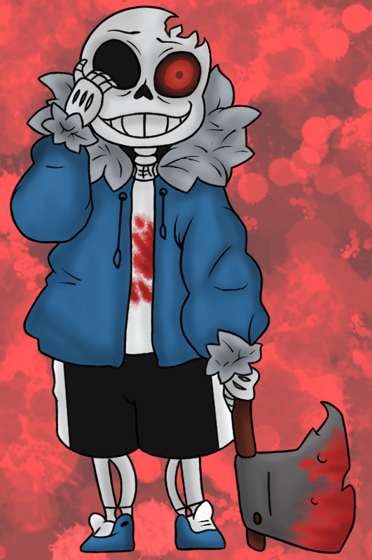 Horror Sans V2 by Flybydogey101 on DeviantArt