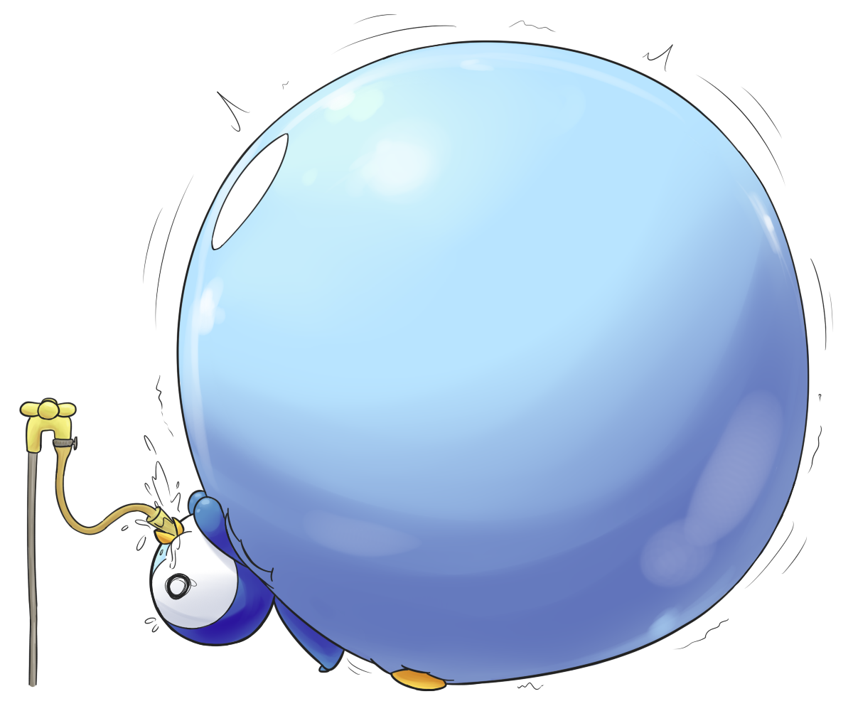 Kipper Inflated Inflated Piplup by selphy6 on DeviantArt