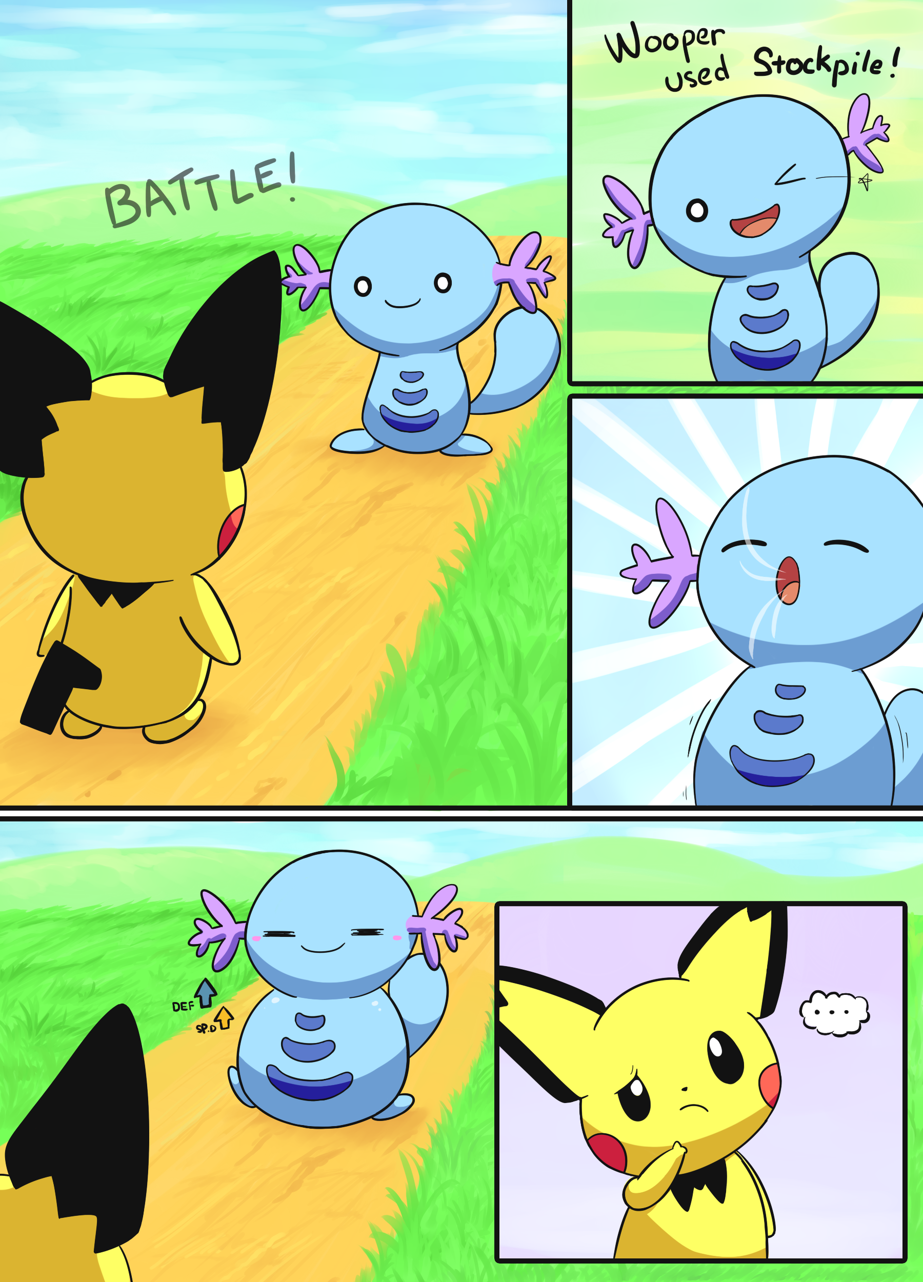 Selphy vs Wooper (Pt. 1) by selphy6 on DeviantArt