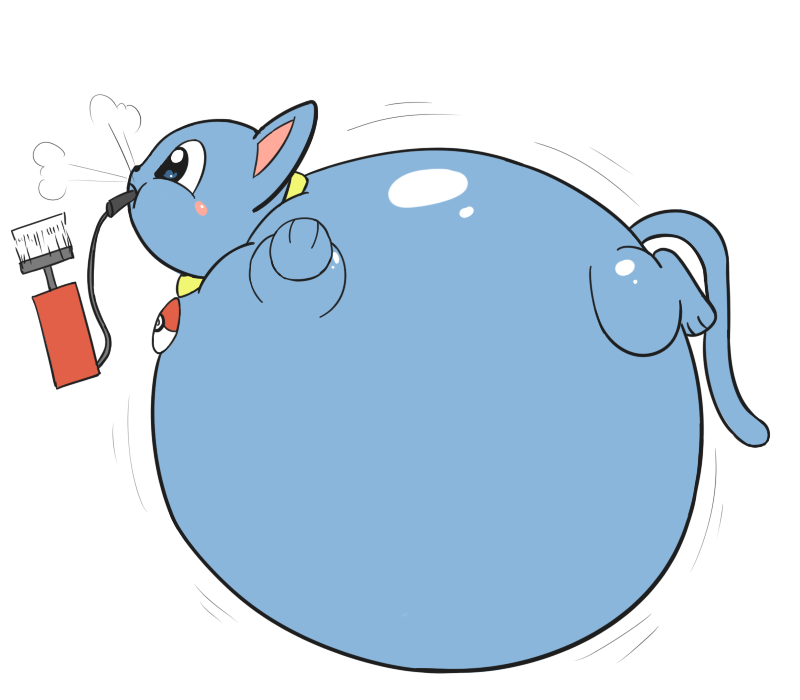 Perlious Inflate Inflated Riolu by selphy6 on DeviantArt