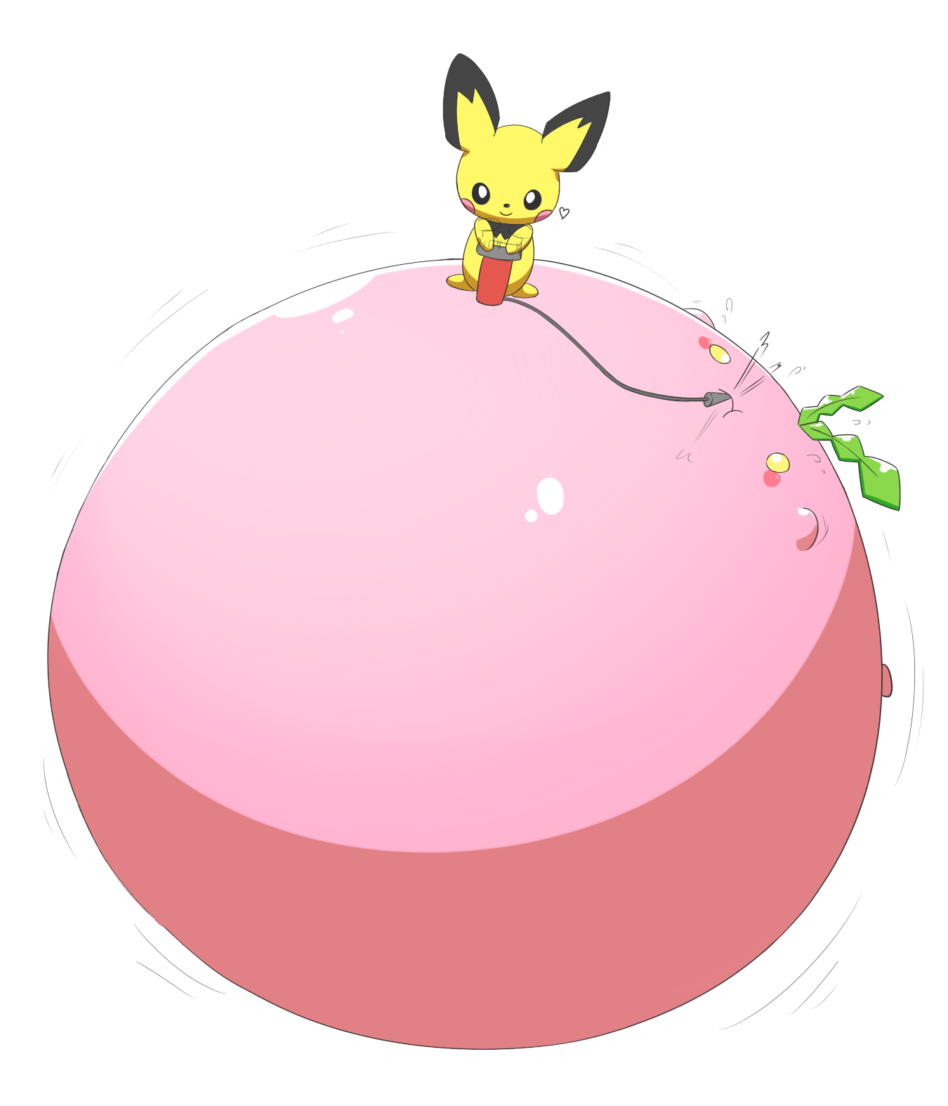 Hop Pokemon Inflation Inflated Hoppip by selphy6 on DeviantArt