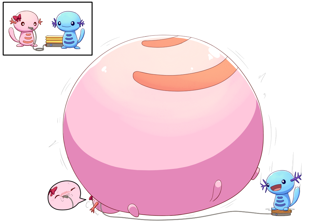 Inflated Wooper by selphy6 on DeviantArt