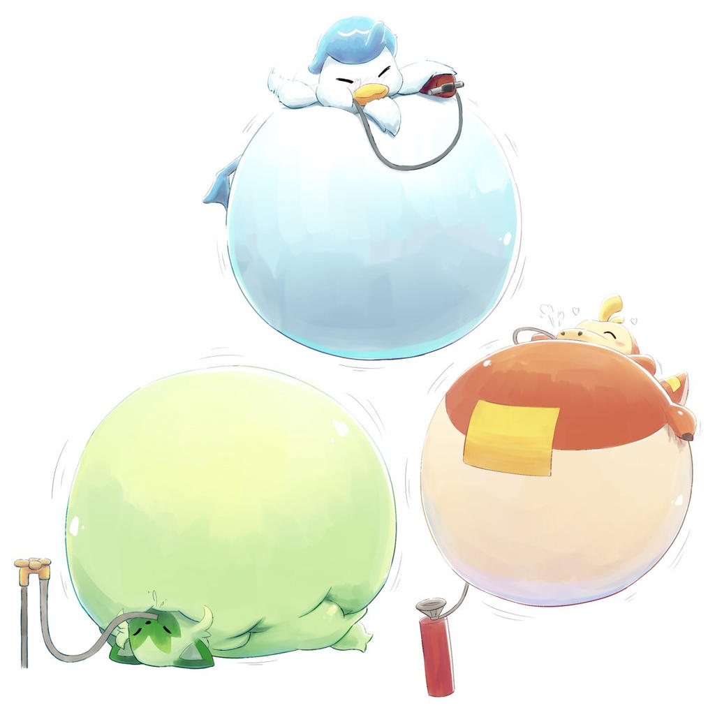 Pokemon Inflantion Inflated Pokemon Gen 9 Starters by selphy6 on DeviantArt