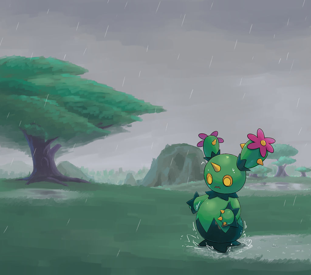 Maractus Movepool (Commission) Inflated Maractus 2/8 by selphy6 on DeviantArt