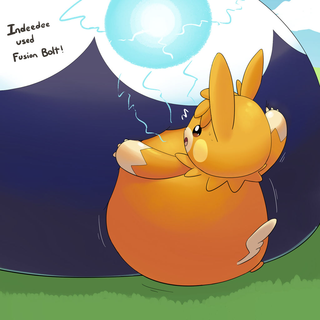 Indeedee Inflation Pawmot and Indeedee (6/11) by selphy6 on DeviantArt