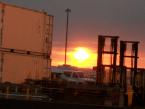 Sunset in Everett WA