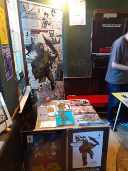 Demuz art SGT SMOKING BLACK comic stall